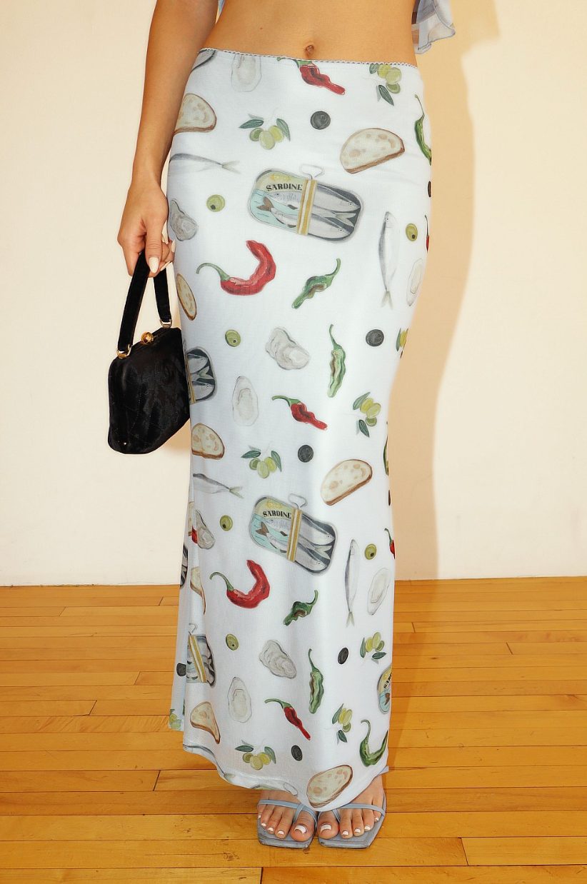 Snack Queen Maxi Skirt