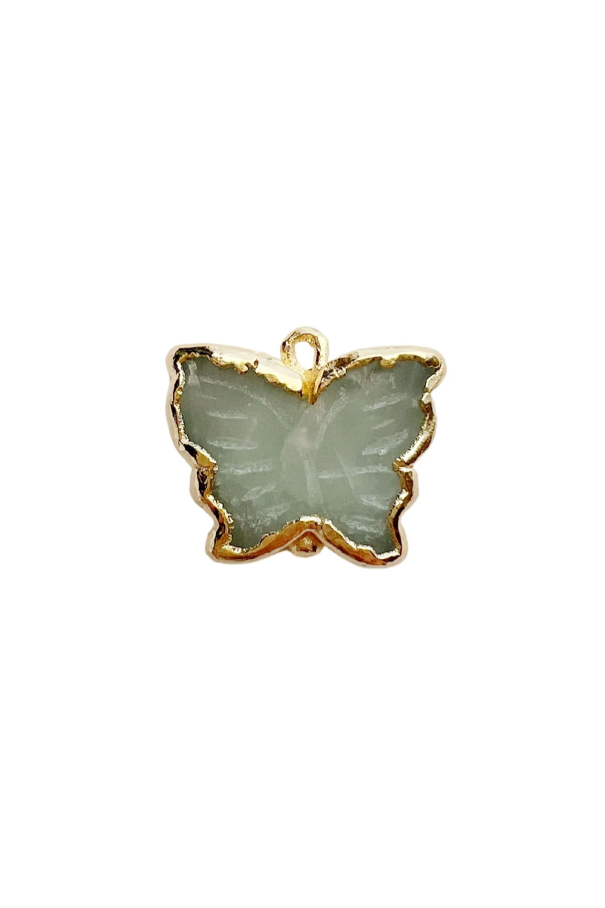 Butterfly Charm | Amazonite