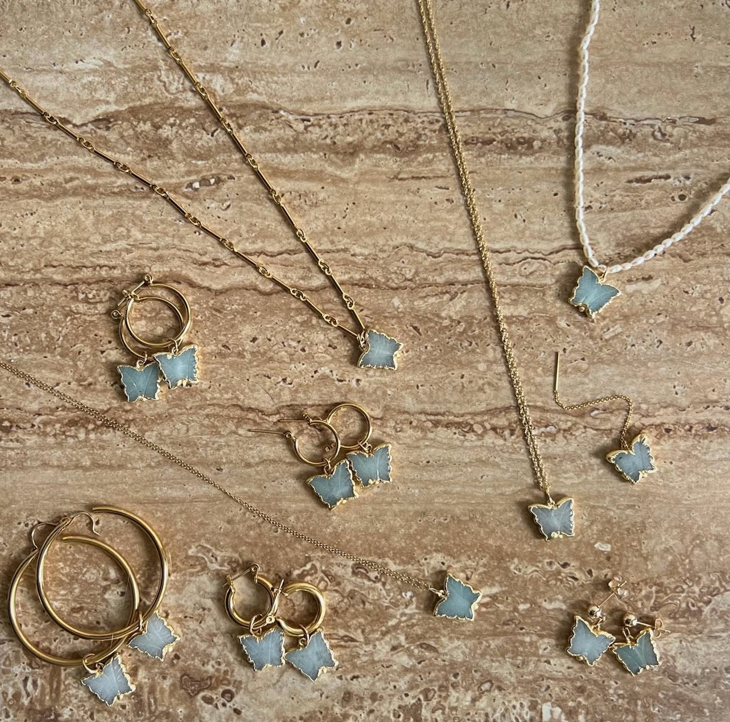 Butterfly Charm | Amazonite