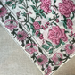 Kalamkari Cotton Bandana | Pink Florals
