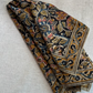 Kalamkari Cotton Bandana | Night Blooms