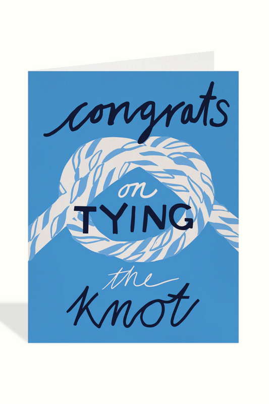 Tying the Knot Wedding Card
