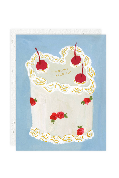 Heart You Wedding Cake Card