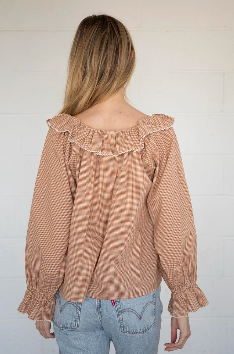 Teagan Gingham Blouse