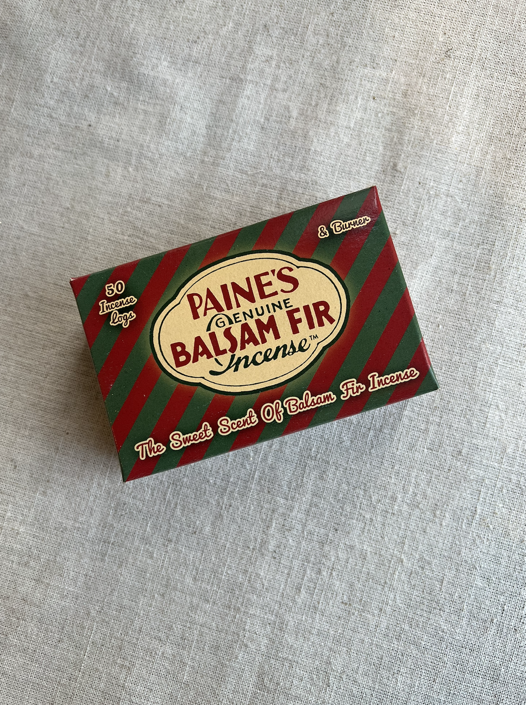 Incense Logs + Burner | 50 Pack