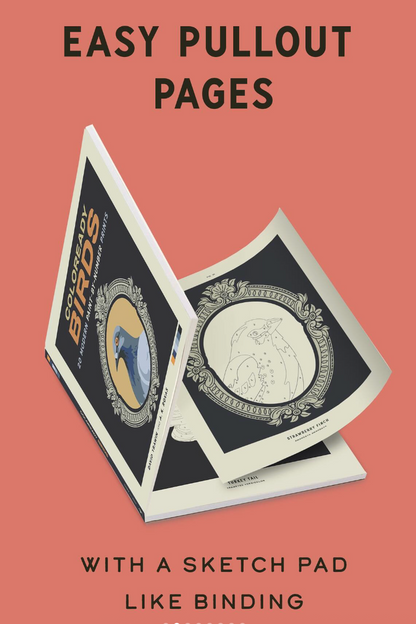 Coloready Birds: 20 Modern Paint-by-Number Prints