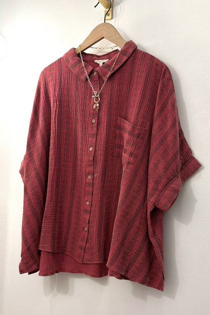 Long Weekend Top | Marsala | Extended