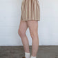 Brown Stripe Boxer Shorts