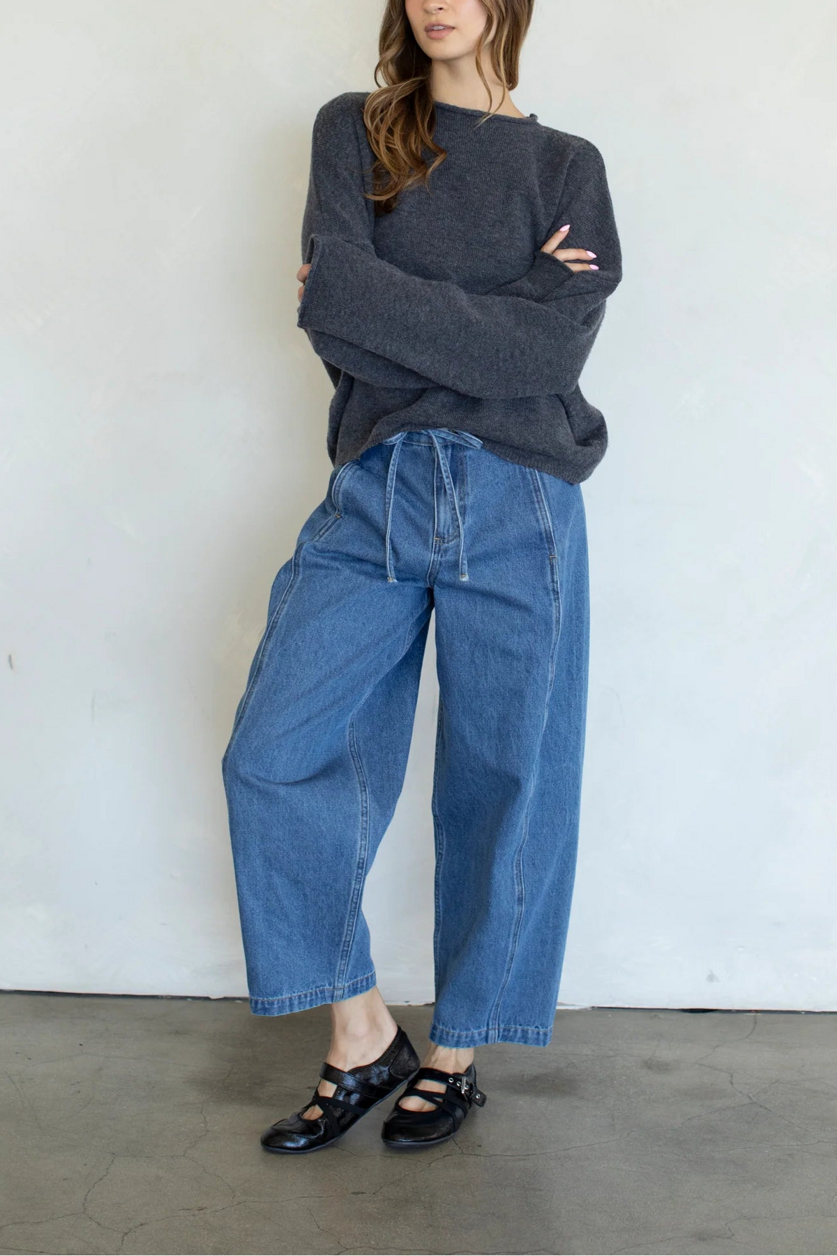 Piper Pullover Sweater | Charcoal