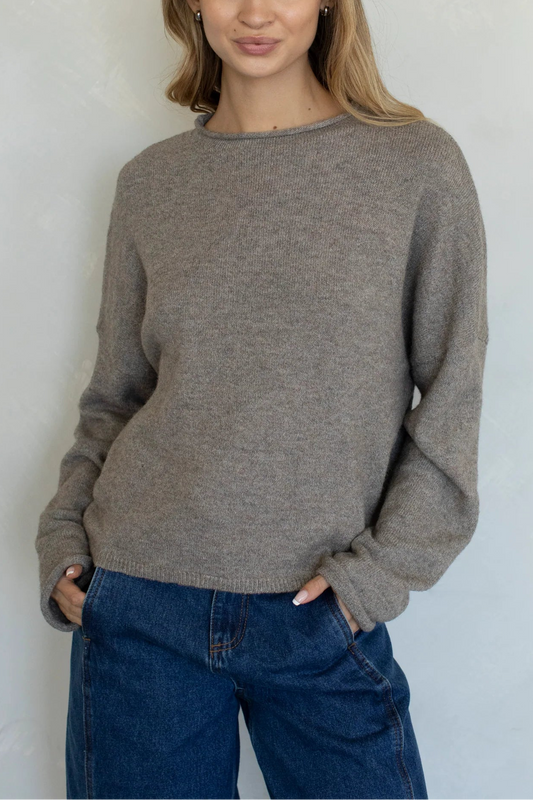 Piper Pullover Sweater | Mocha