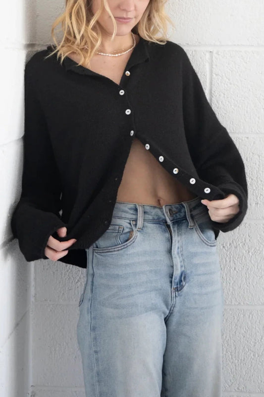 Piper Cardigan | Black