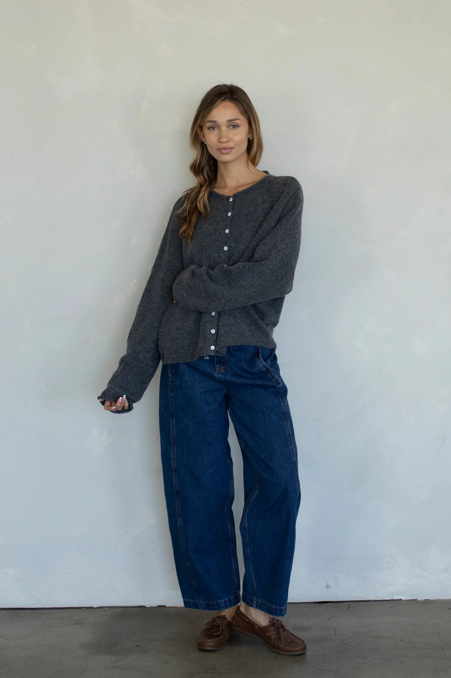 Piper Cardigan | Charcoal