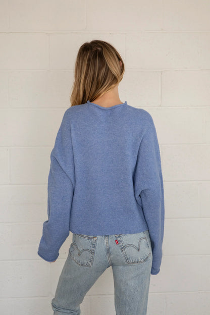 Piper Cardigan | Dusty Blue