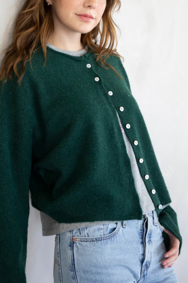 Favorite Cardigan | Forest Green