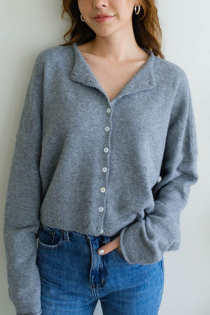 Piper Cardigan | Heather Grey