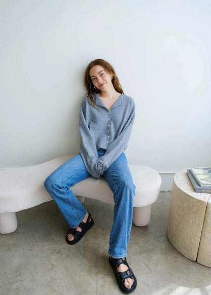 Piper Cardigan | Heather Grey