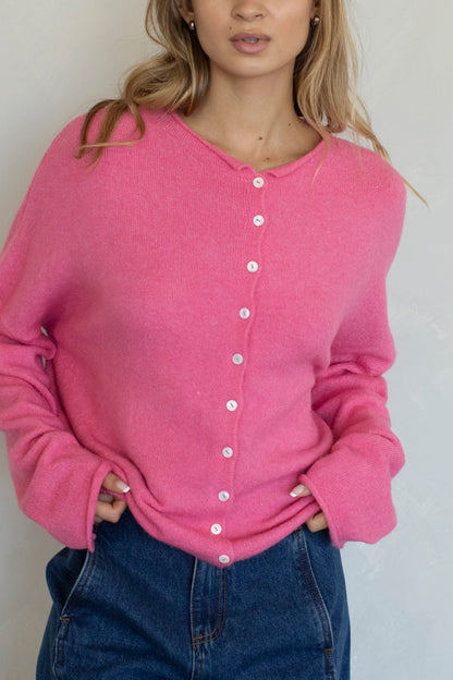 Piper Cardigan | Rose