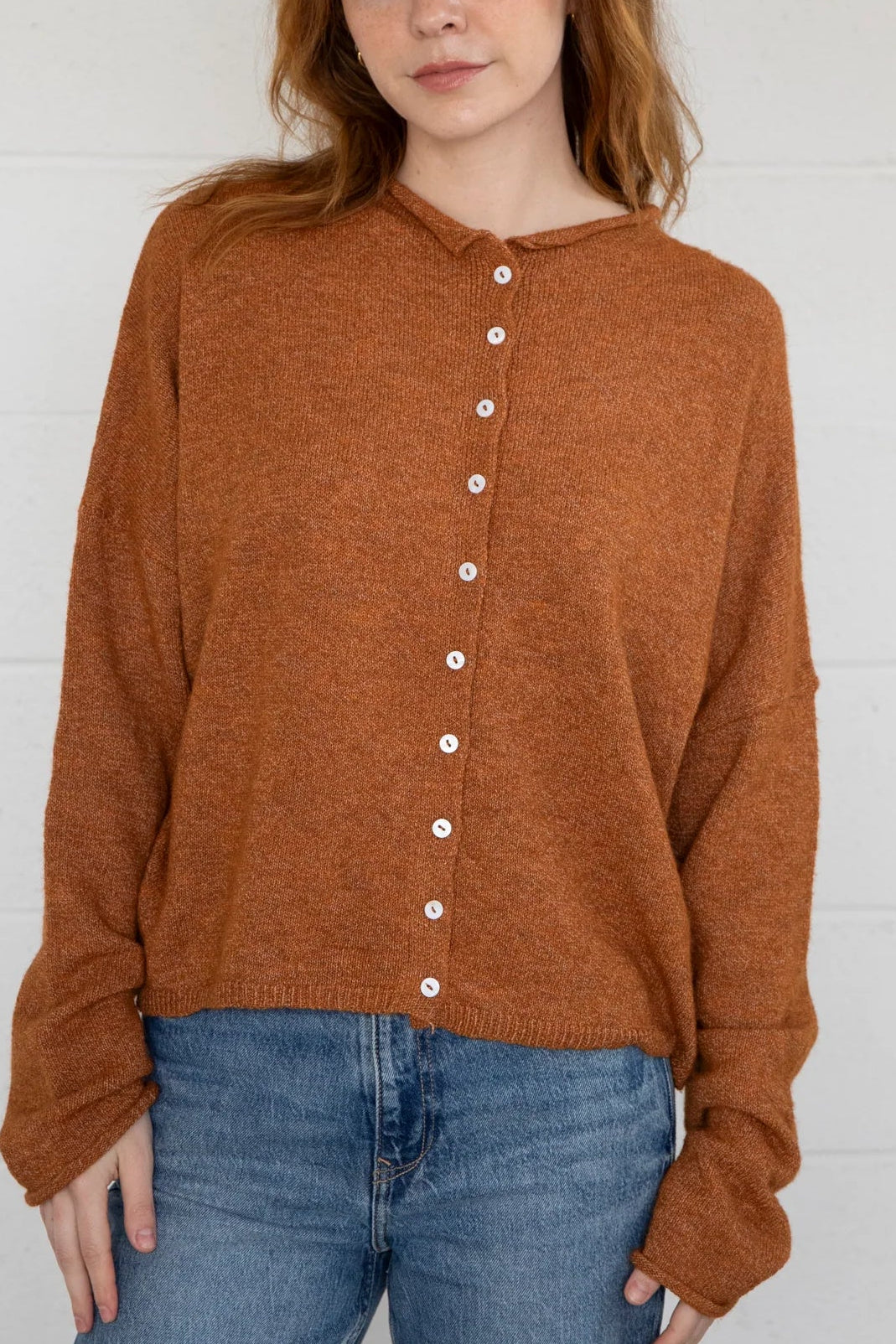Piper Cardigan | Rust