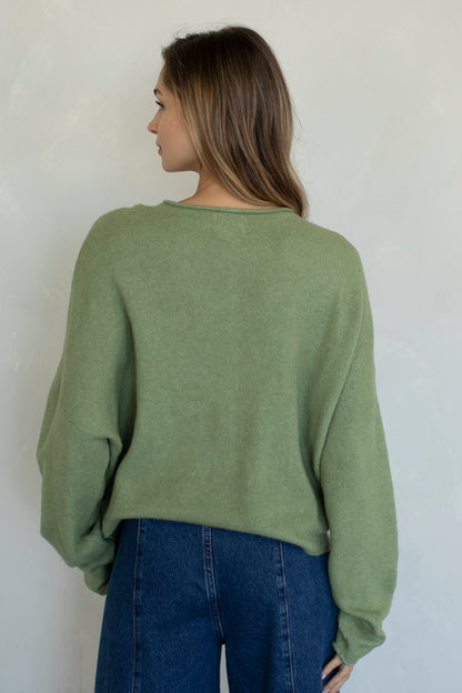 Piper Cardigan | Sage
