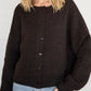 Alyssa Cardigan | Chocolate