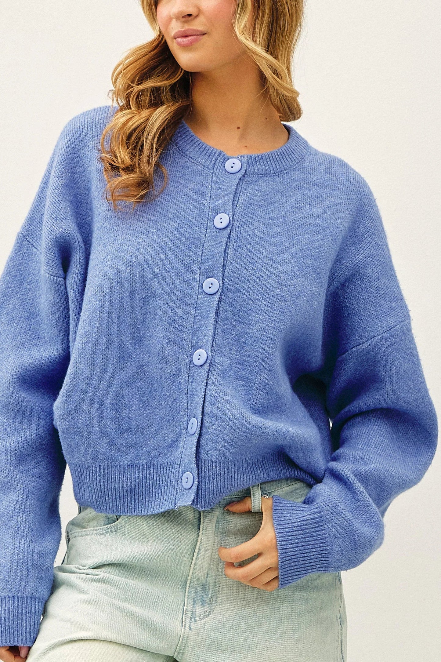 Alyssa Cardigan | Dusty Blue