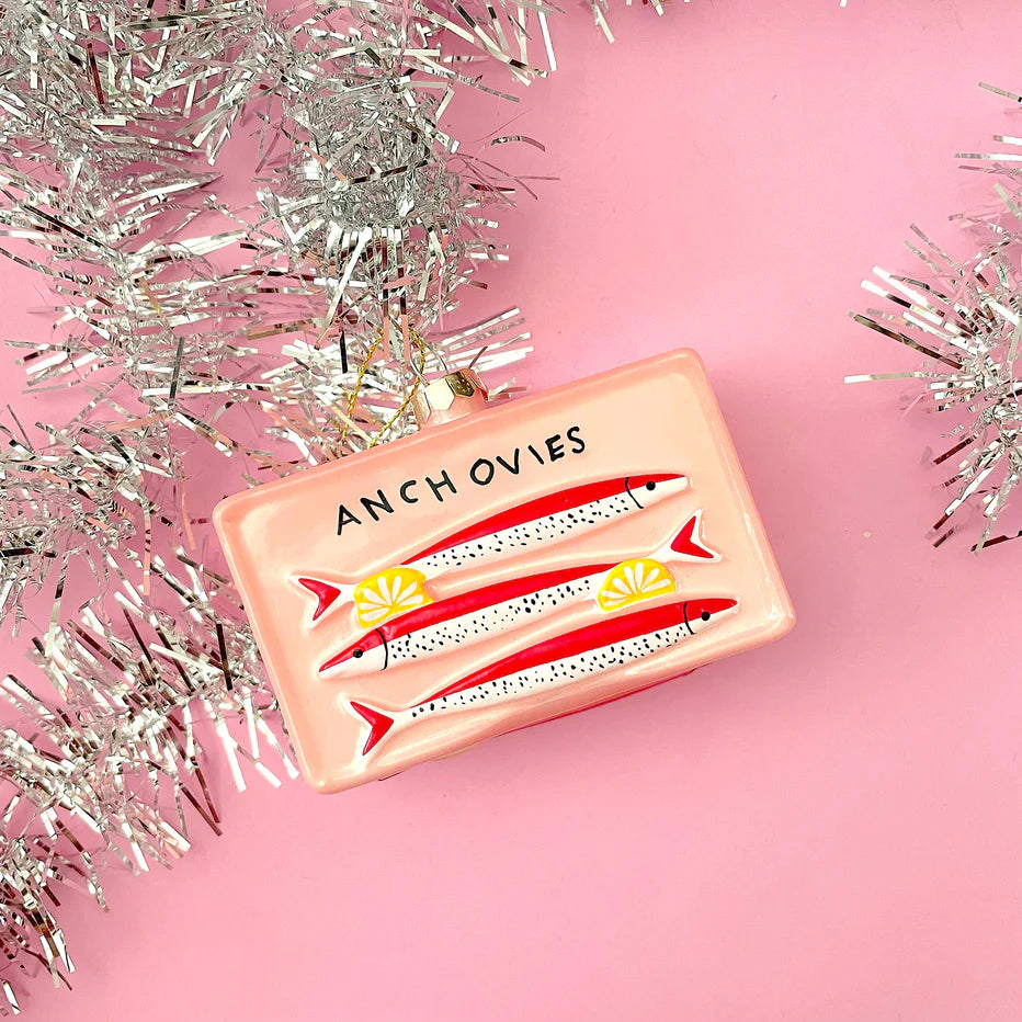 Anchovies Can Ornament
