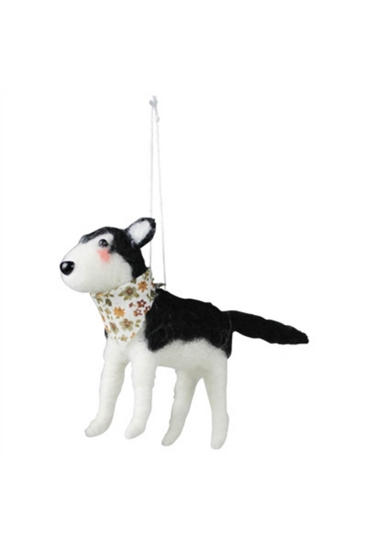 Dog with Kerchief Ornament