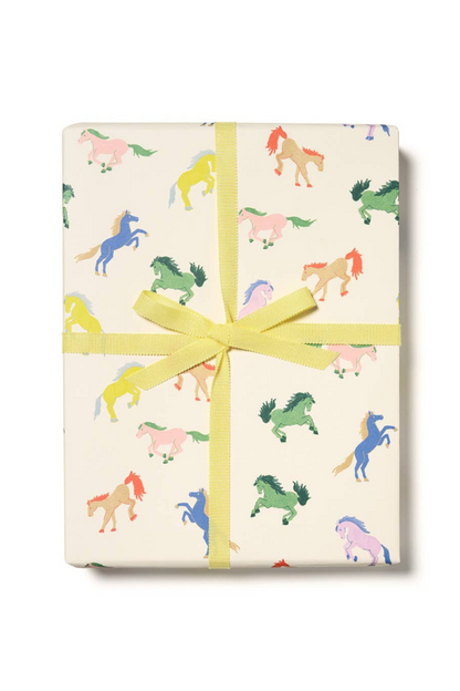 Wild Horses Rolled Gift Wrap
