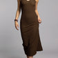 The Twila Maxi Dress | Chocolate