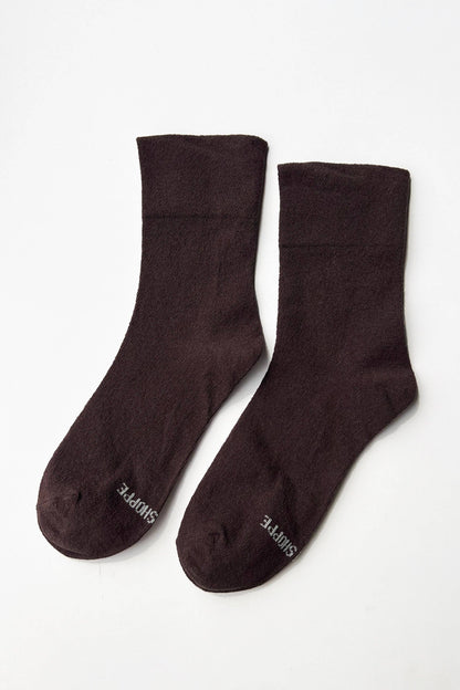 Breezy Sneaker Socks | Dark Cacao