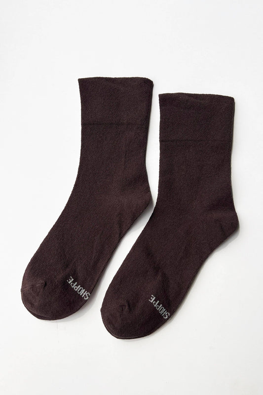 Breezy Sneaker Socks | Dark Cacao