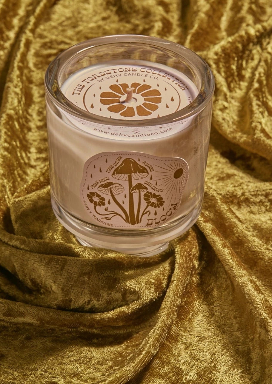 Retro Glass Candle | Bloom