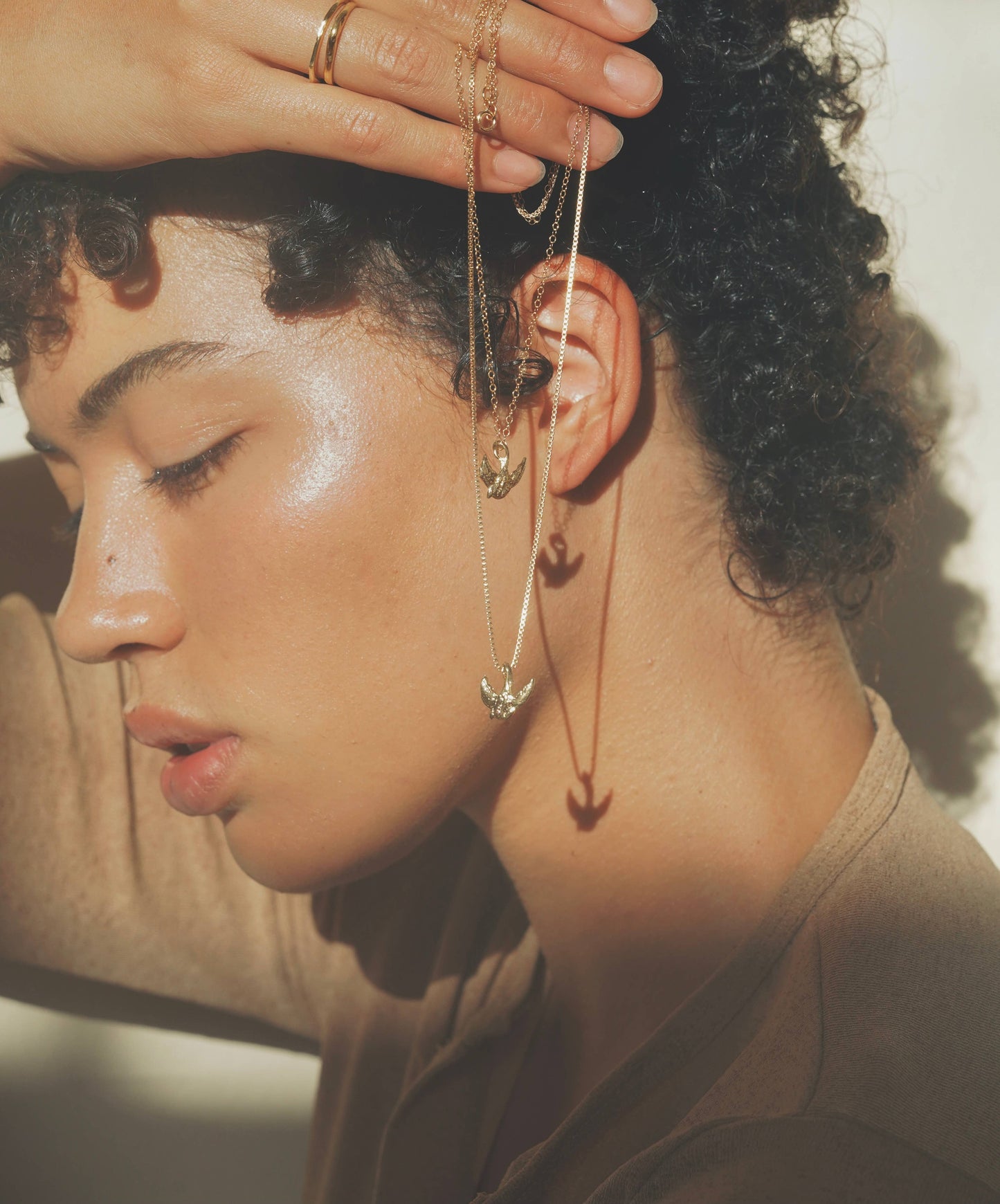 Avis Necklace | 20" Box Chain