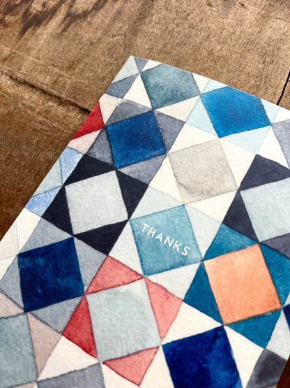 Thanks Quilted Card