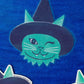 Witch Cat Clear Sticker