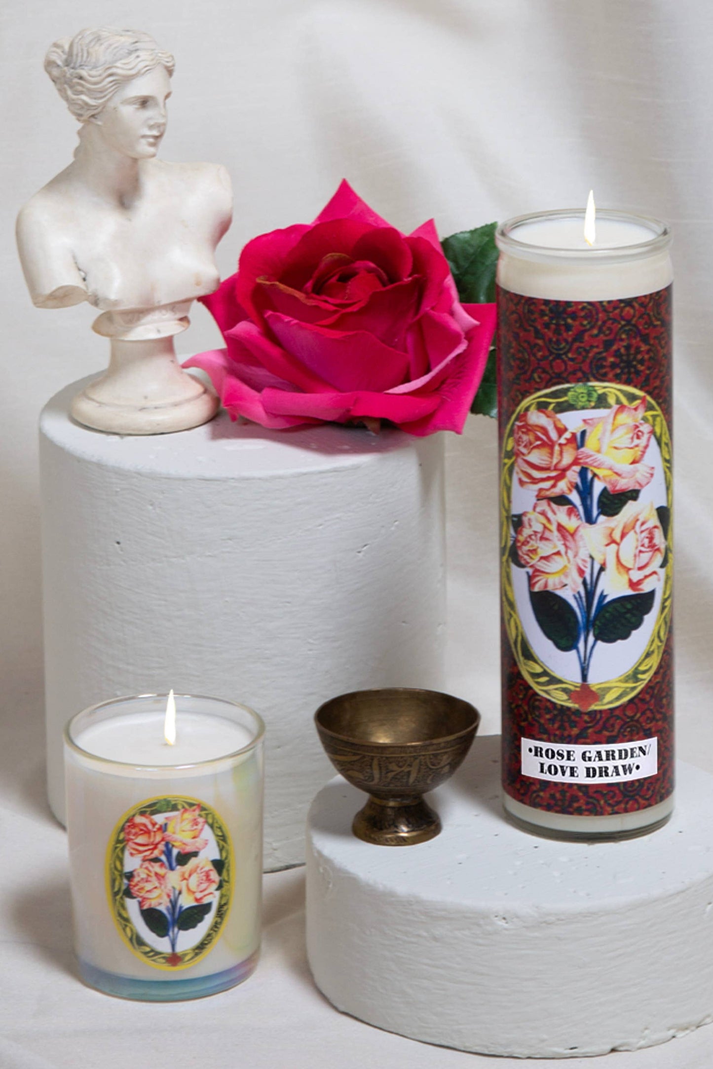 Altar Candle | Rose Garden