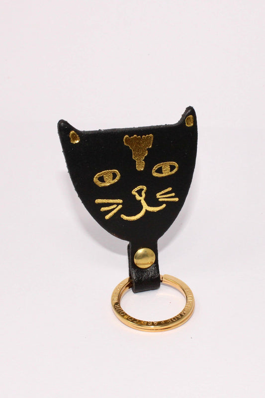 Cat Key Fob: Black