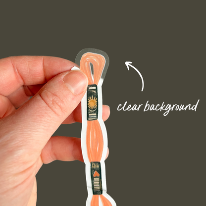 Embroidery Floss Sticker