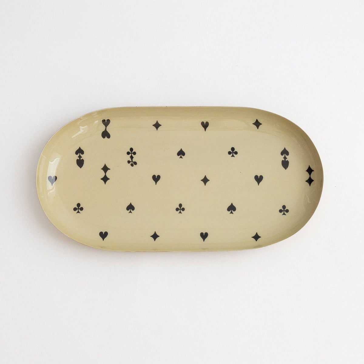 Oval Enamel Trinket Dish | House of Suits