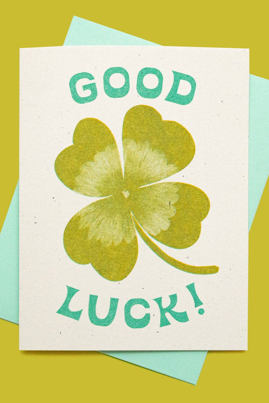 Good Luck Risograph Card