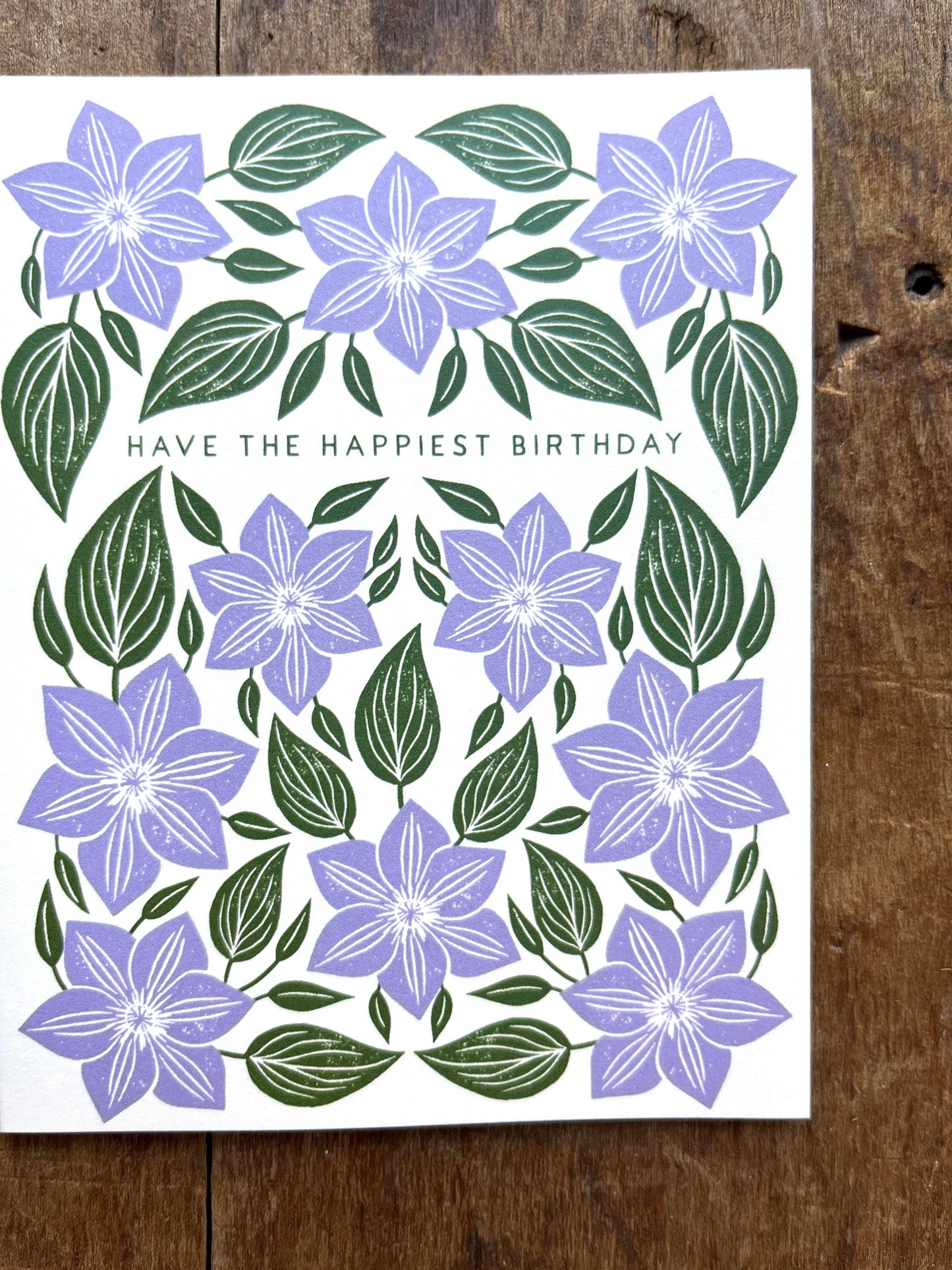 Happiest Birthday Floral Card