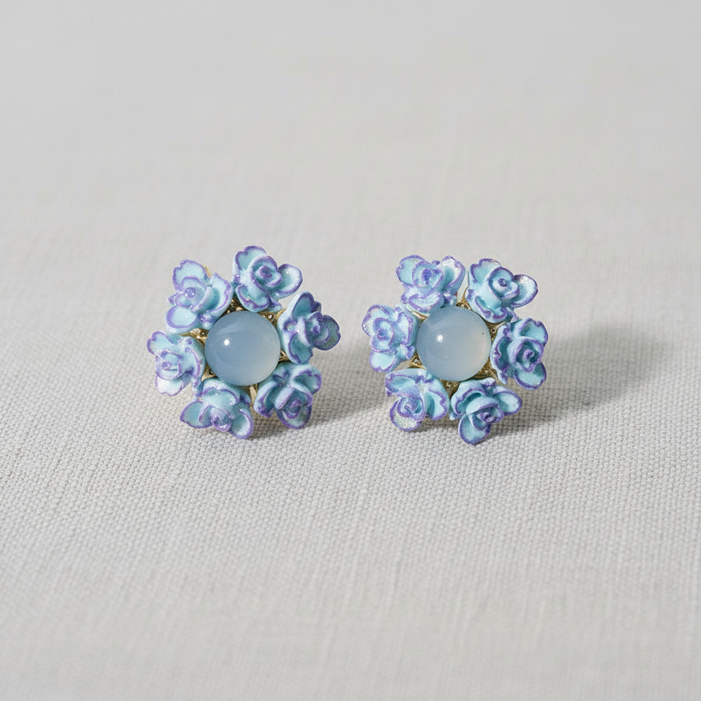 Frosting Floral Studs
