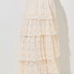 Edith Tiered Lace Maxi Skirt