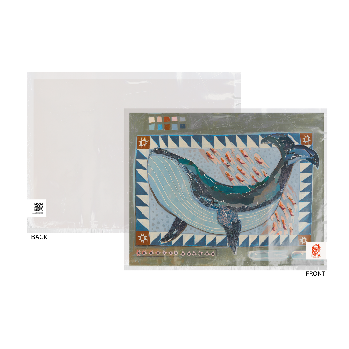 Whale Art Print | 8 x 10