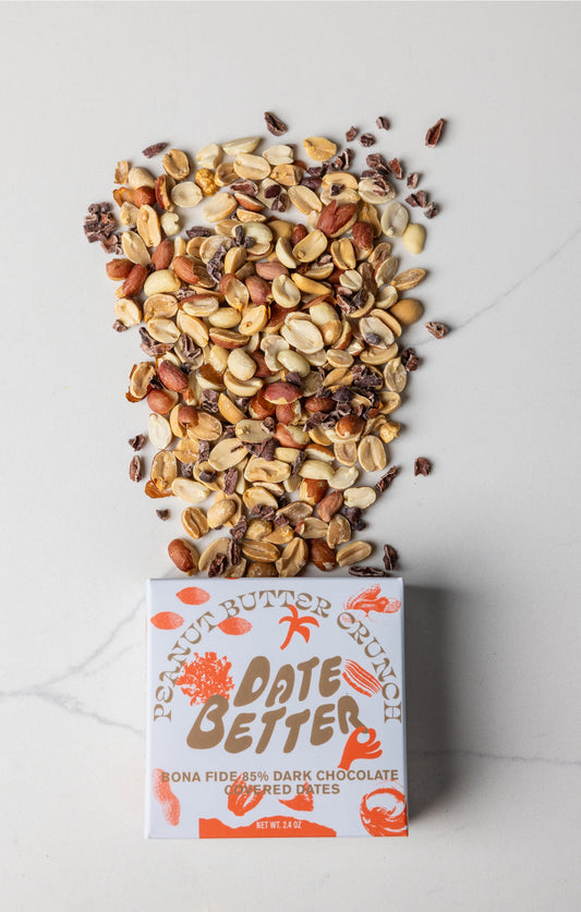 Chocolate Covered Dates | Peanut Butter Crunch