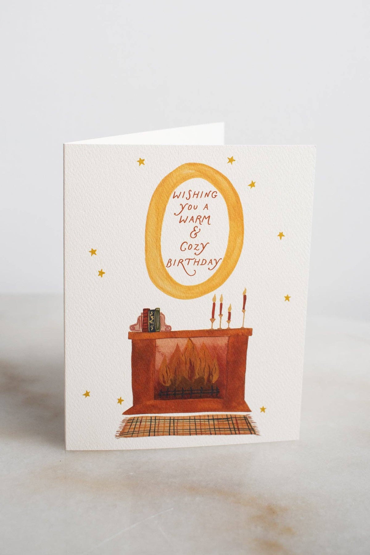 Wishing you a Warm & Cozy Birthday Card