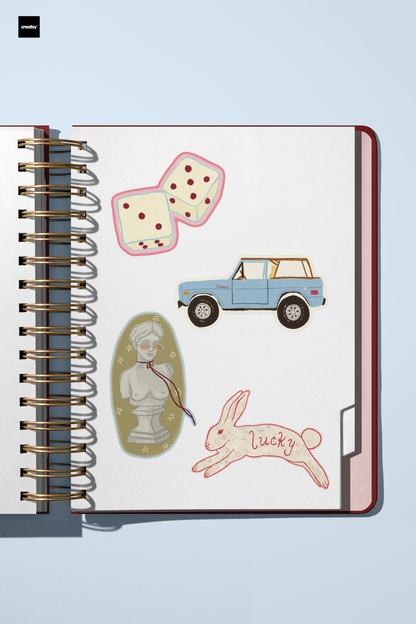 Egg Head Sticker