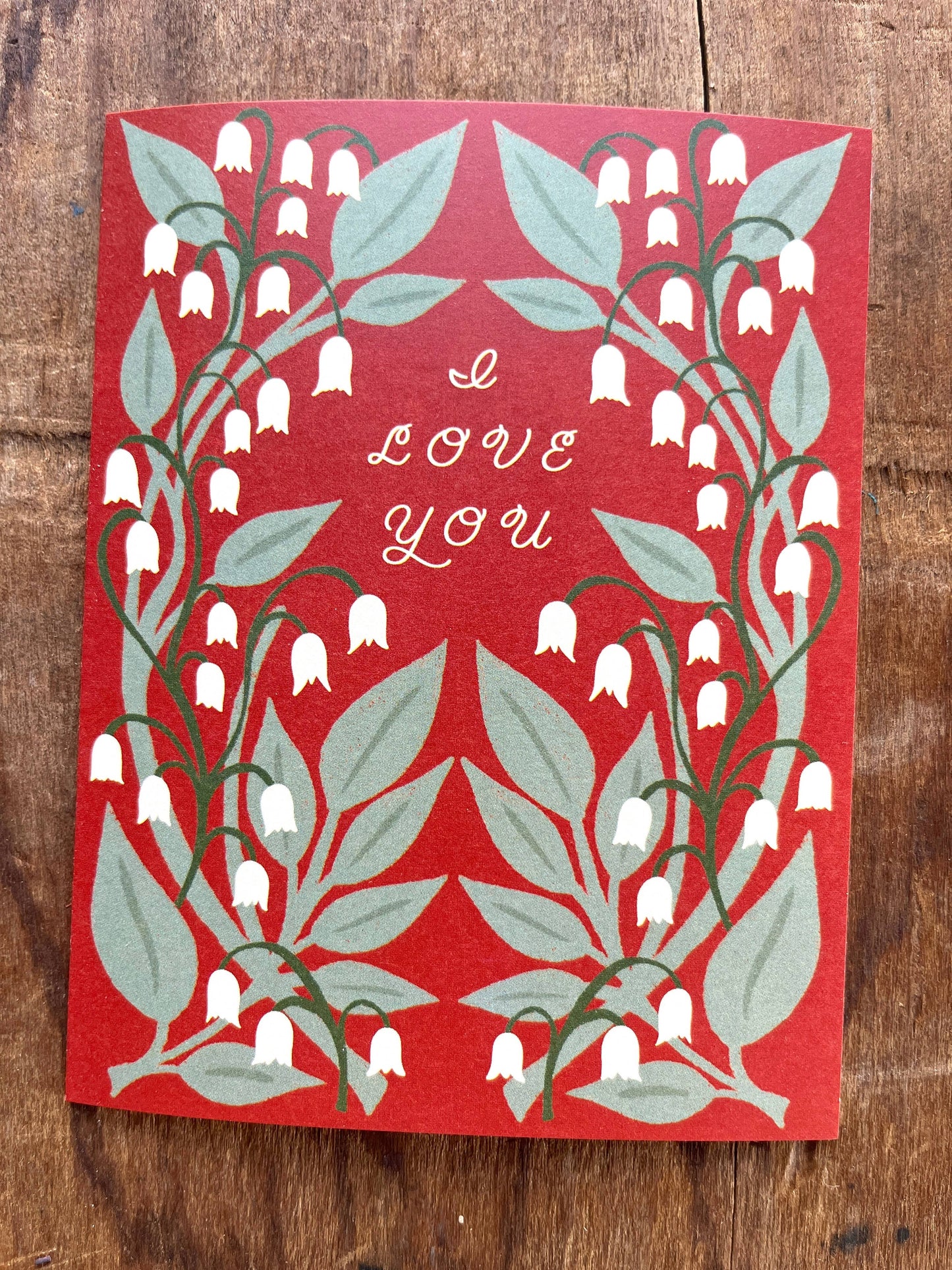 I Love You Vines Card