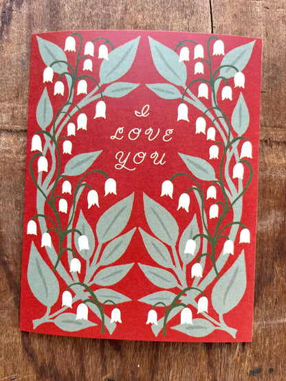 I Love You Vines Card