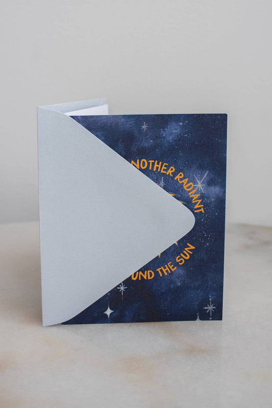Trip Around the Sun Birthday Card